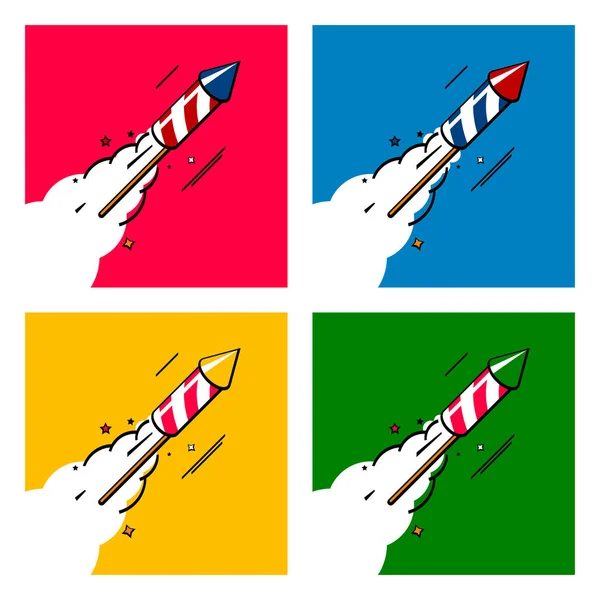 Pop sanat tarzı havai fişek