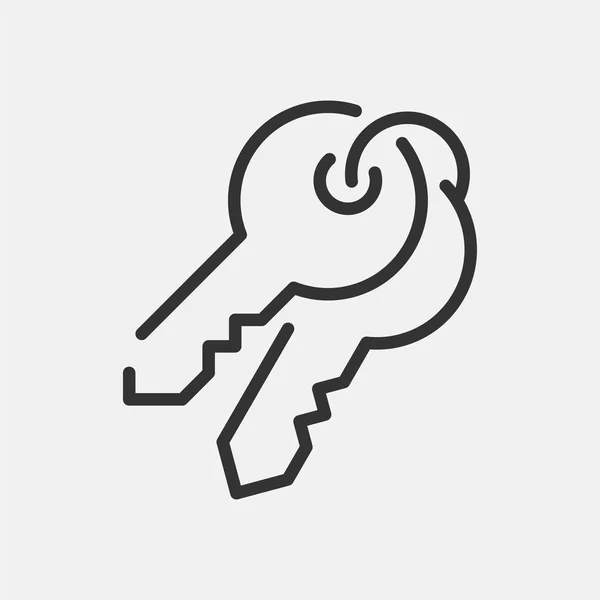 Anahtarları demet. Basit vektör simgesi