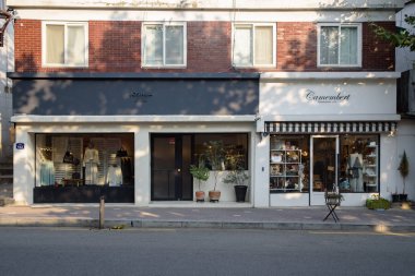 Itaewon sokak sahne Seul