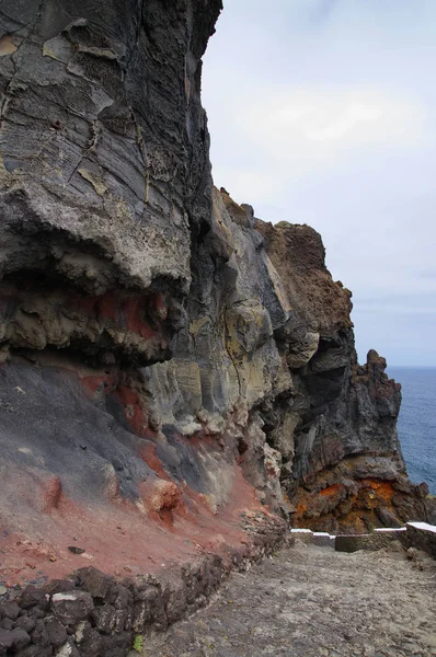 Nádhernou krajinu z Mirador de Isora, ostrov El Hierro. Španělsko — Stock fotografie