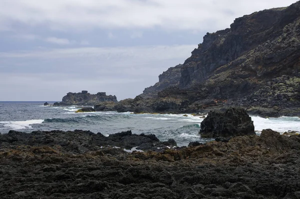 Nádhernou krajinu z Mirador de Isora, ostrov El Hierro. Španělsko — Stock fotografie