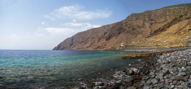 Roque de Bonanza sahilde El Hierro, Kanarya Adası, İspanya