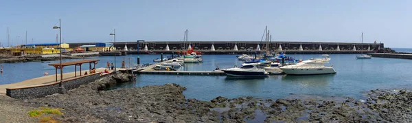 La Restinga, přímořské vesnice na jihu ostrova El Hierro, privilegovaná oblast pro potápění. Datlovník, Španělsko — Stock fotografie