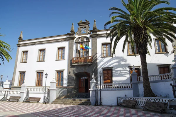 西班牙加那利 el hierro 岛的 villa del varverde 市政厅 — 图库照片