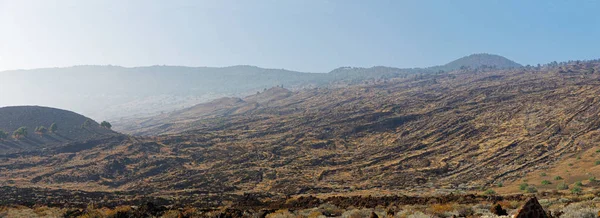 Lava fälten i El Hierro, Kanarieöarna Islands.Spain. — Stockfoto