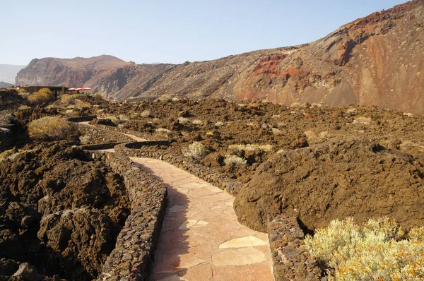 The coastline of El Hierro near Tacoron. Canary Islands. Spain. — Stock Photo, Image