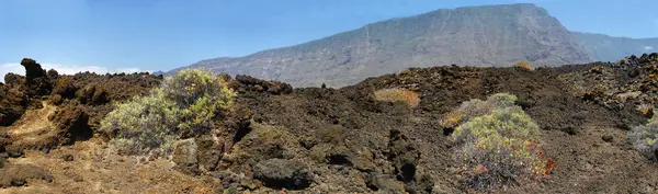 Természetes medencék Charco Los Sargos, a jó hely, El Hierro szigeten, a tenger, a Kanári-szigetek, Spanyolország. — Stock Fotó