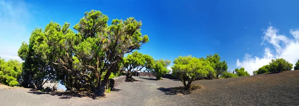 El Hierro - Cerco de Mirador de Jinama, ilha Canária, Espanha — Fotografia de Stock
