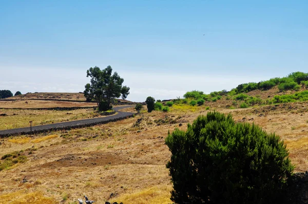 El Hierro - Veduta sulla valle del Golfo da Mirador de Jinama e Mirador de Izique su El Hierro, Isole Canarie, Spagna . — Foto Stock