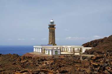 Deniz feneri Faro de Orchilla, El Hierro, Kanarya Adası, İspanya