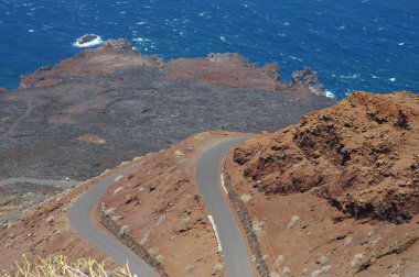 Mirador de Lomo zenci El Hierro Island, Kanarya, İspanya görünümünden