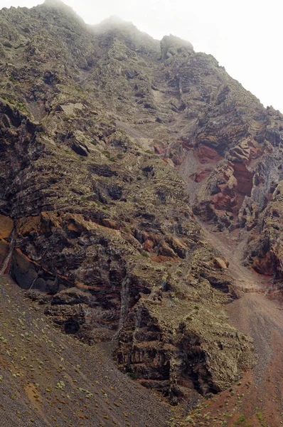 Rocky coastline in Pozo de la Salud, El Hierro island, Canary, Spain — Φωτογραφία Αρχείου