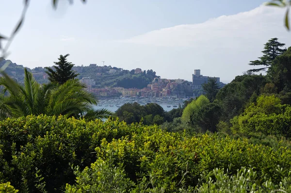 Panoramisch uitzicht op de regio van Lerici, Ligurië, Italië — Stockfoto