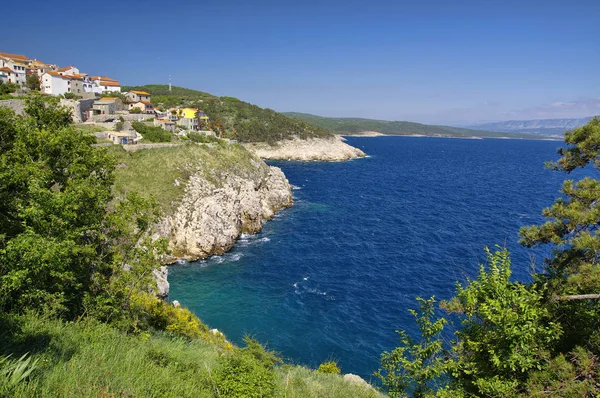 Krk Adası Hırvatistan tarihi Vrbnik — Stok fotoğraf