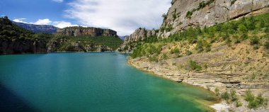 Llosa del Cavall Reservoir, Lleida ili, Katalonya, İspanya.
