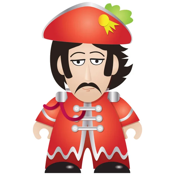 Abril 2018 Beatle George Harrison Vector Illustration Sgto Pepper Lonely Ilustraciones De Stock Sin Royalties Gratis