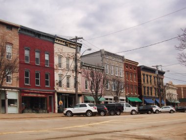 Şehir merkezinde Clayton, New York