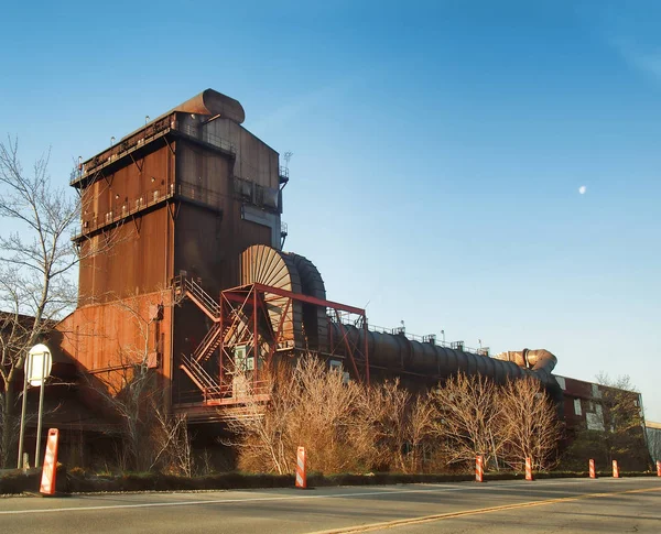 Staalfabriek in Solvay (New York) — Stockfoto