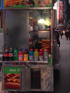 Sokak gıda satıcı arabası