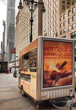 Gıda satıcı arabası 