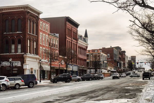 Şehir merkezi Oswego — Stok fotoğraf