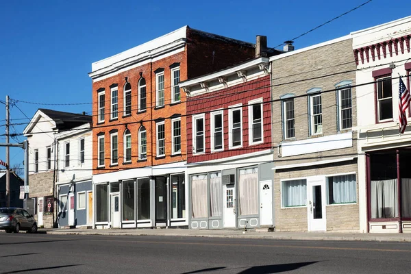 Den Lilla Byn Port Byron New York Vacker Vårdag — Stockfoto