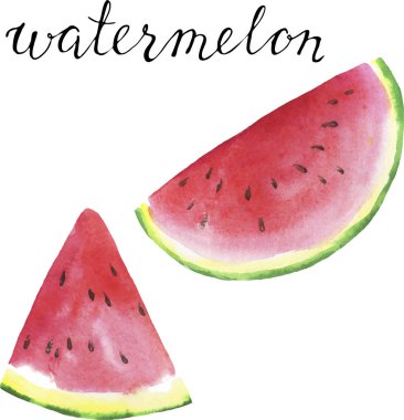 vektör çizim tasarım taze karpuz Dikişsiz desen arka plan