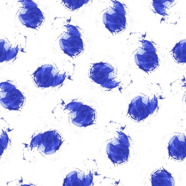 mavi su sıçramalarına Dikişsiz desen arka plan suluboya resim