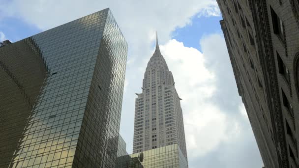 Edificio Chrysler en Nueva York — Vídeos de Stock