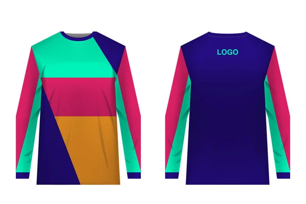 Jersey ontwerp sportwear — Stockvector