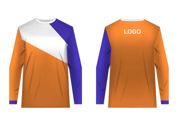 Jersey Design Sportbekleidung — Stockvektor