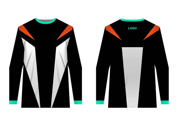 Jersey design sportwear — Stockový vektor