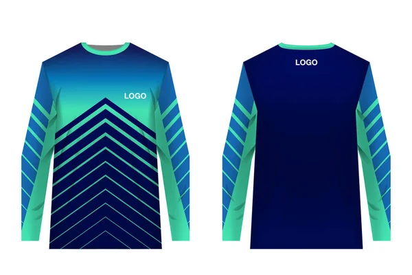 Jersey design sportwear — Stockový vektor