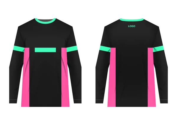 Jersey design sportwear — Stock Vector