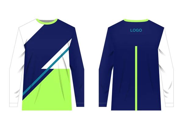 Jersey diseño ropa deportiva — Vector de stock