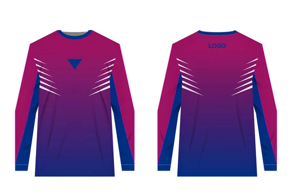 Jersey design sportwear — Stockový vektor