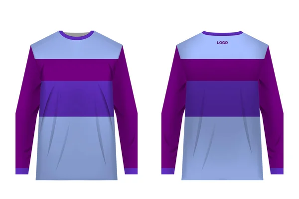 Jersey diseño ropa deportiva — Vector de stock