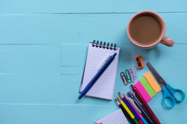 ile ofis büro ve ofis Üstten Görünüm