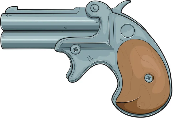 Double Derringer Remington — Image vectorielle