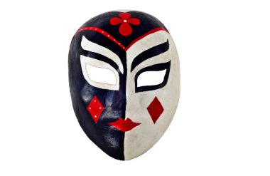 Maske, Yüz, Beyaz Arkaplan, Karnaval