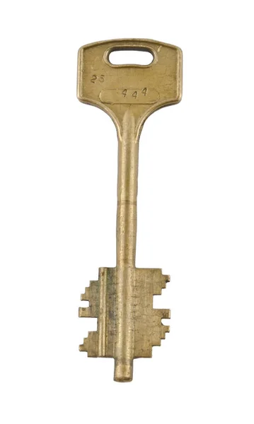 Anahtar, metal, beyaz arka plan, klasik