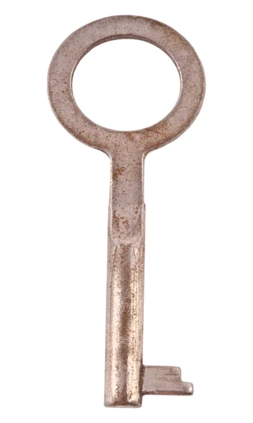 Anahtar, metal, beyaz arka plan, klasik