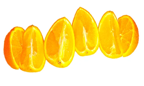 turuncu, turunçgil, meyve, taze, beyaz arkaplan