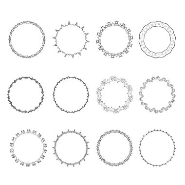 Yuvarlak çerçeve kümesi