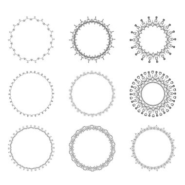 Yuvarlak çerçeve kümesi