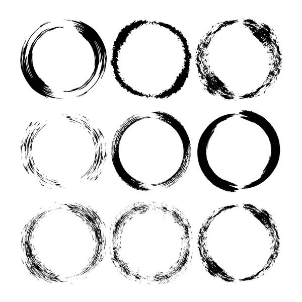 grunge çerçeve kümesi. vektör çizim.