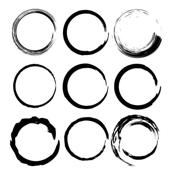 grunge çerçeve kümesi. vektör çizim.