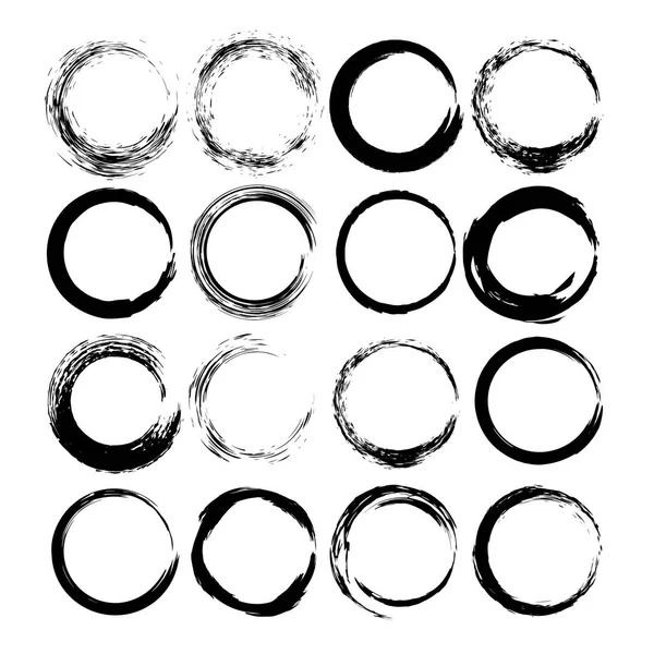 grunge çerçeve kümesi. vektör çizim.