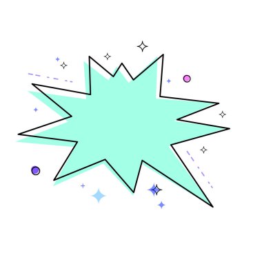 Düz doğrusal promosyon afiş. 