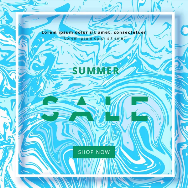 Bannière de vente d'été. illustration vectorielle. — Image vectorielle